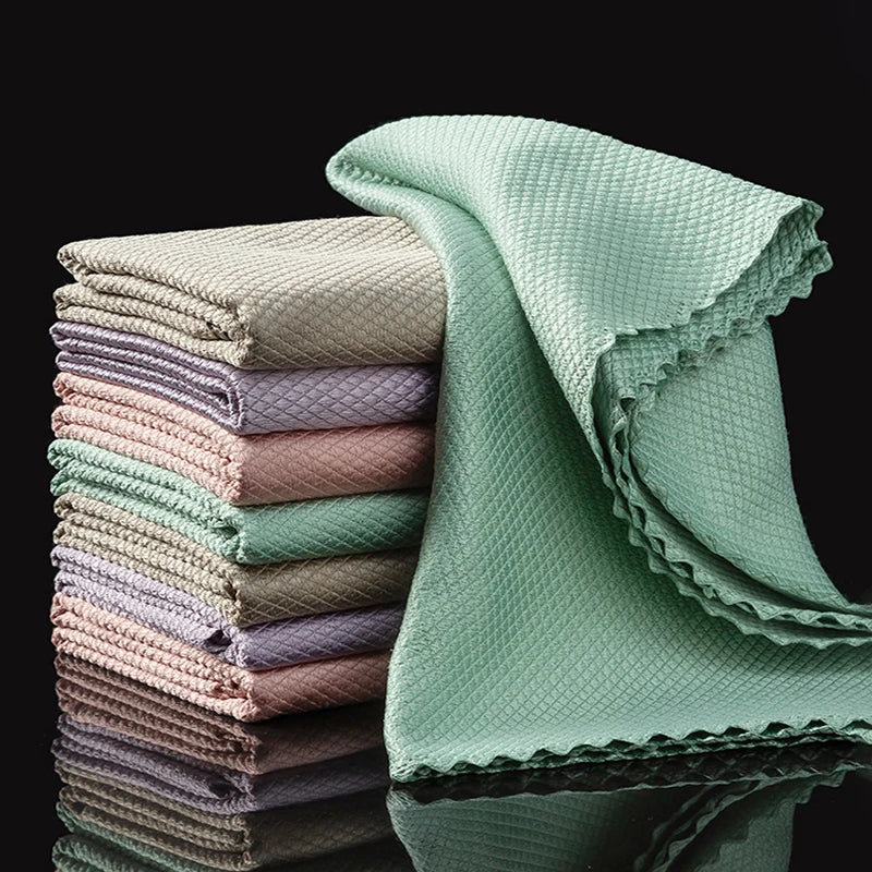 Toalha Multiusos de Alta Absorção - Pacote de 5/10 Peças