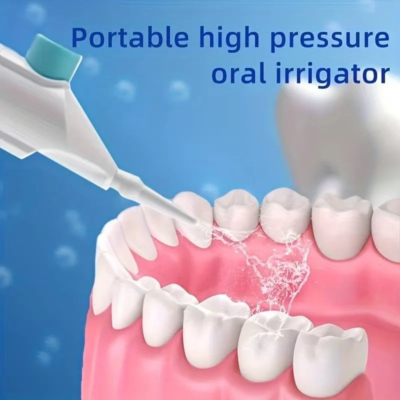 Irrigador Oral de Alta Pressão Portátil - Fio Dental de Água Manual