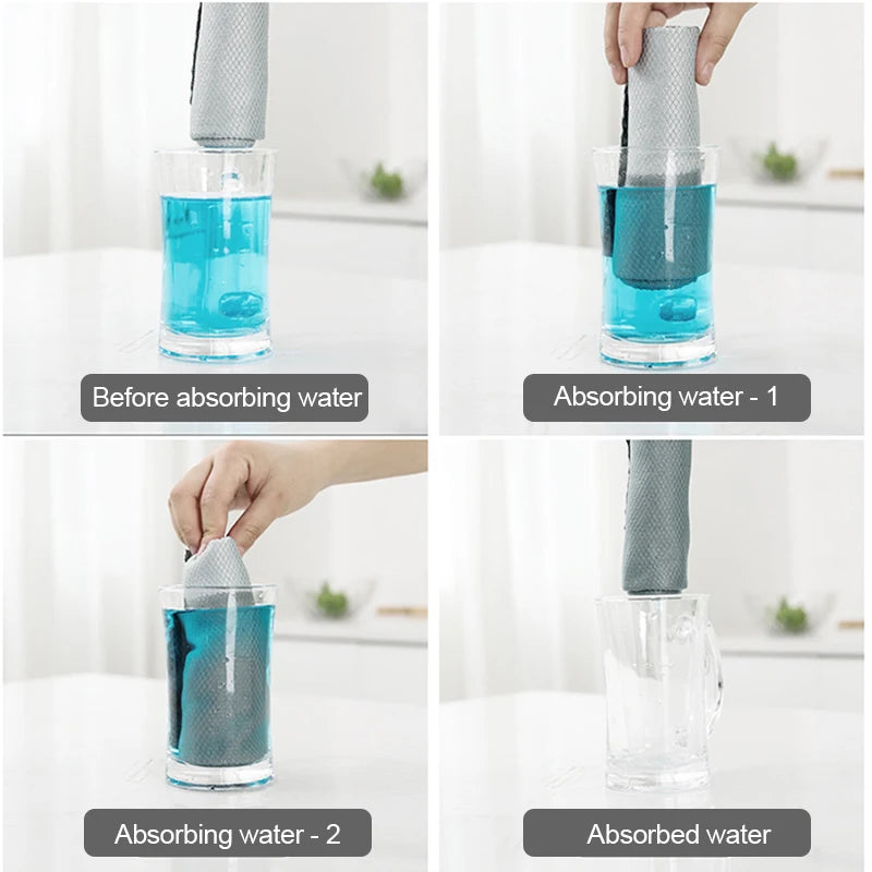 Toalha Multiusos de Alta Absorção - Pacote de 5/10 Peças