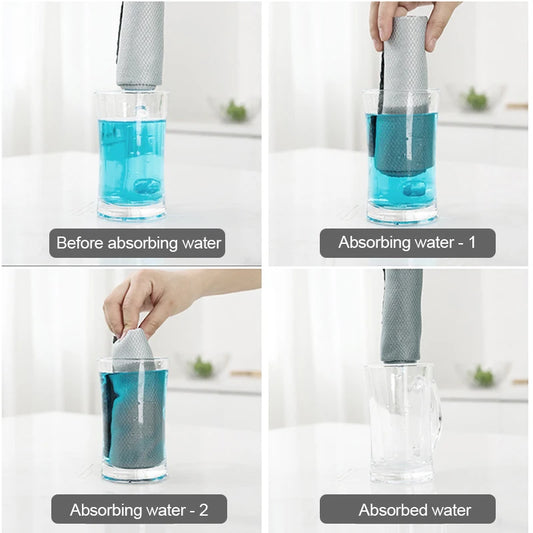 Toalha Multiusos de Alta Absorção - Pacote de 5/10 Peças